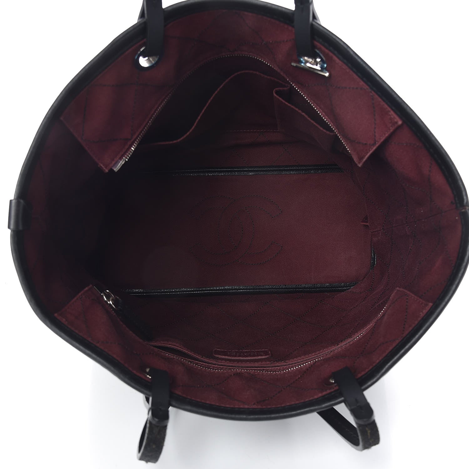 Chanel Grained Calfskin Shopping Fever Tote Black 6 of 21