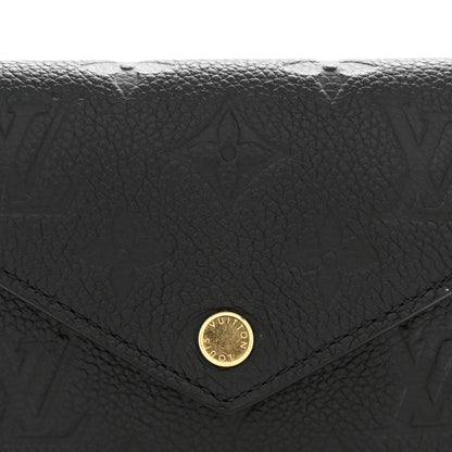 Louis Vuitton Empreinte Victorine Wallet Black 7 of 7