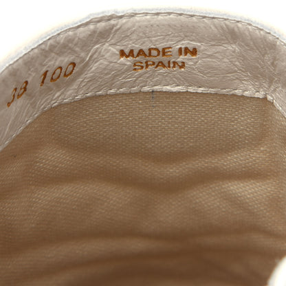 Gucci Nappa Matelasse GG Marmont Espadrille Slippers 38 Great White 8 of 10