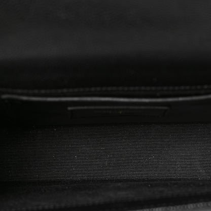 Saint Laurent Grain De Poudre Small Monogram Kate Satchel Black 6 of 10