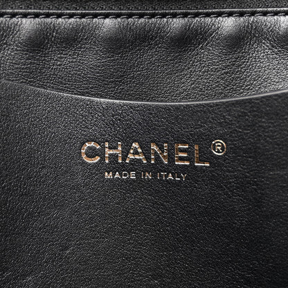 Chanel Calfskin Stitched Large Shopping Tote Black 7 of 16