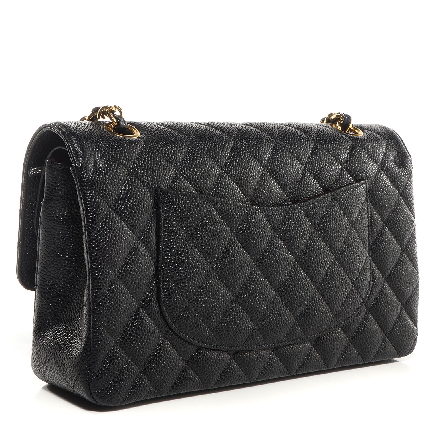 Chanel Caviar Quilted Medium Double Flap Black 3 of 9