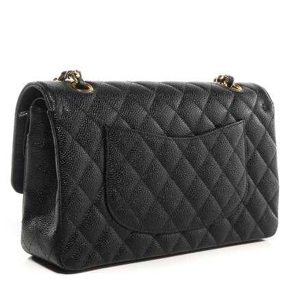 Chanel Caviar Quilted Medium Double Flap Black 3 of 9
