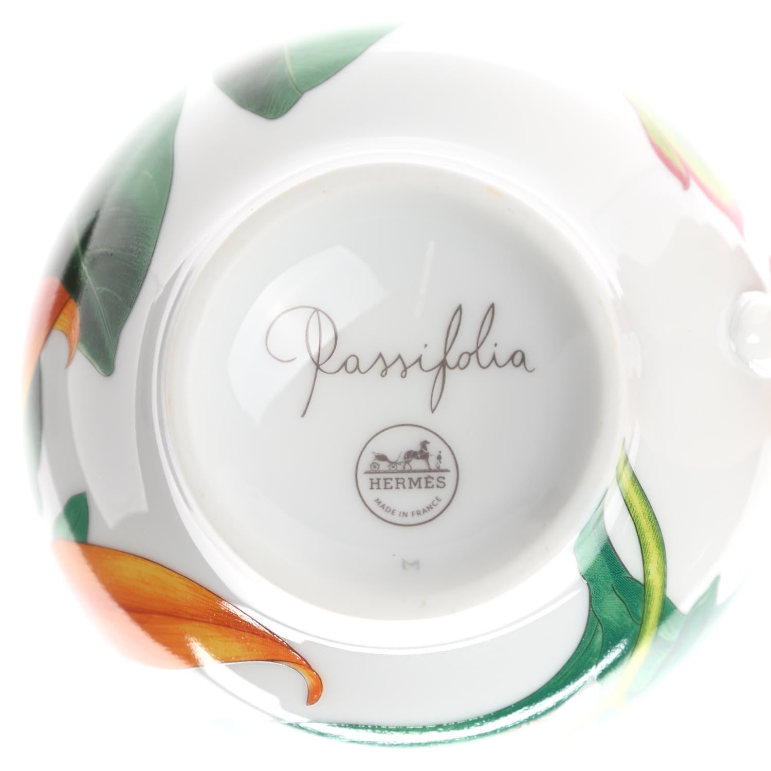 Hermes Limoges Porcelain Passifolia Mug 7 of 7