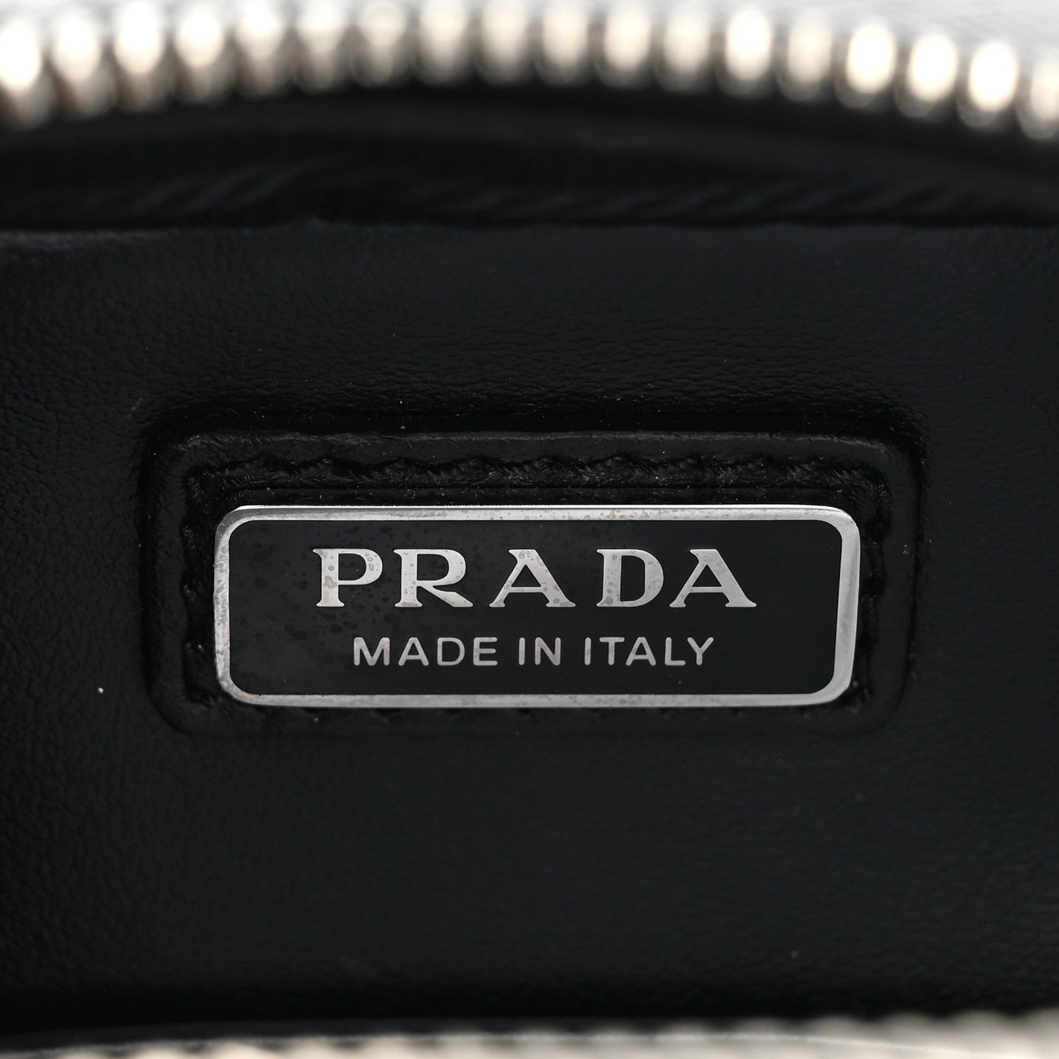 Prada Saffiano Travel Brique Crossbody Messenger Bag Black 6 of 9