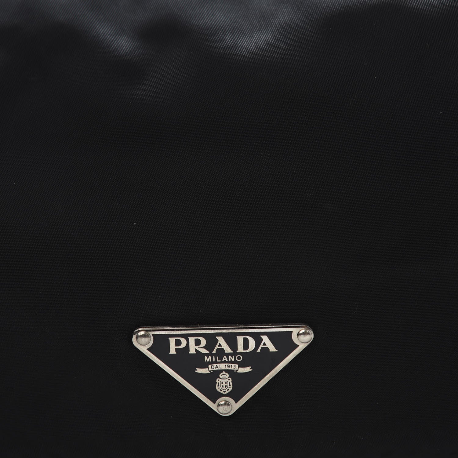 Prada Tessuto Nylon Shoulder Bag Black 9 of 9