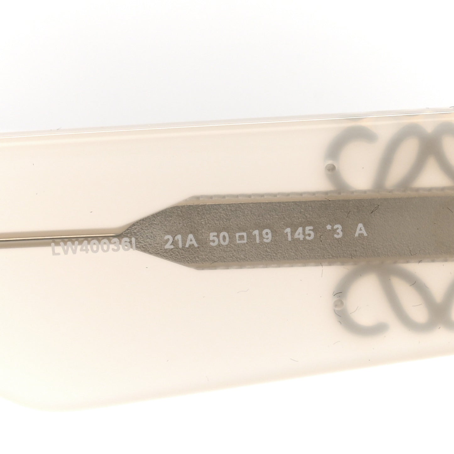 Acetate Cat Eye Sunglasses LW40036I White