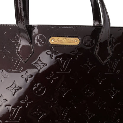 Louis Vuitton Vernis Wilshire MM Amarante 7 of 10