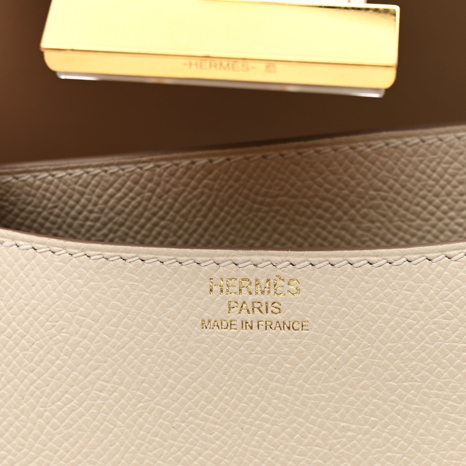 Hermes Epsom Constance 24 Craie 7 of 11