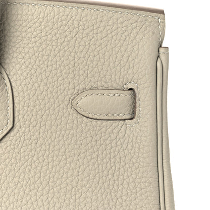 Hermes Togo Birkin 25 Gris Perle 7 of 15
