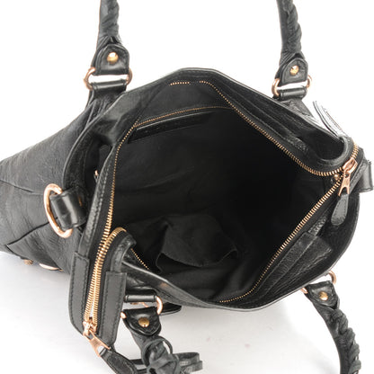 Balenciaga Agneau Giant 12 Rose Gold Hardware Town Black 5 of 7