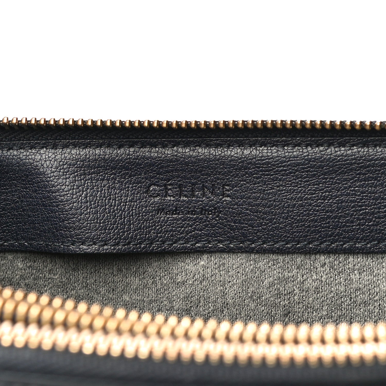 Celine Goatskin Large Trio Crossbody Bag Dark Blue 6 of 20