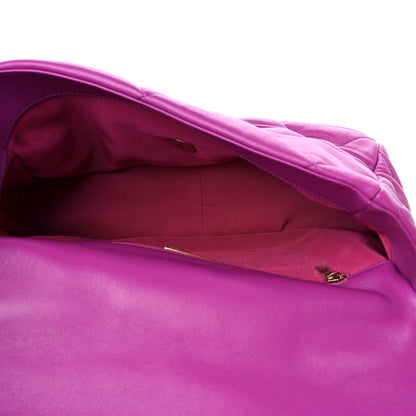 Chanel Lambskin Quilted Large Chanel 19 Flap Purple 4 of 8