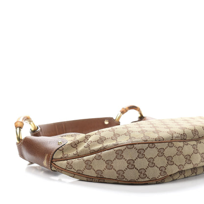 Gucci Monogram Bamboo Ring Hobo Brown 6 of 13