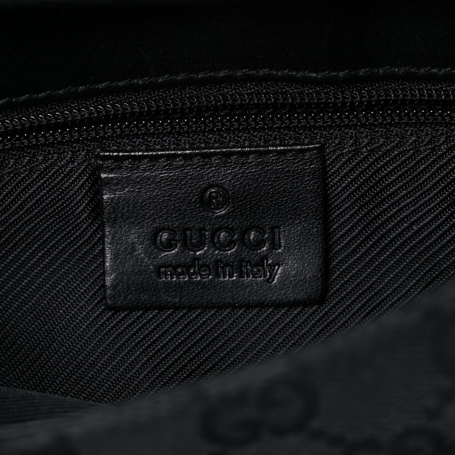 Gucci GG Monogram Web Flight Belt Bag Black 6 of 21