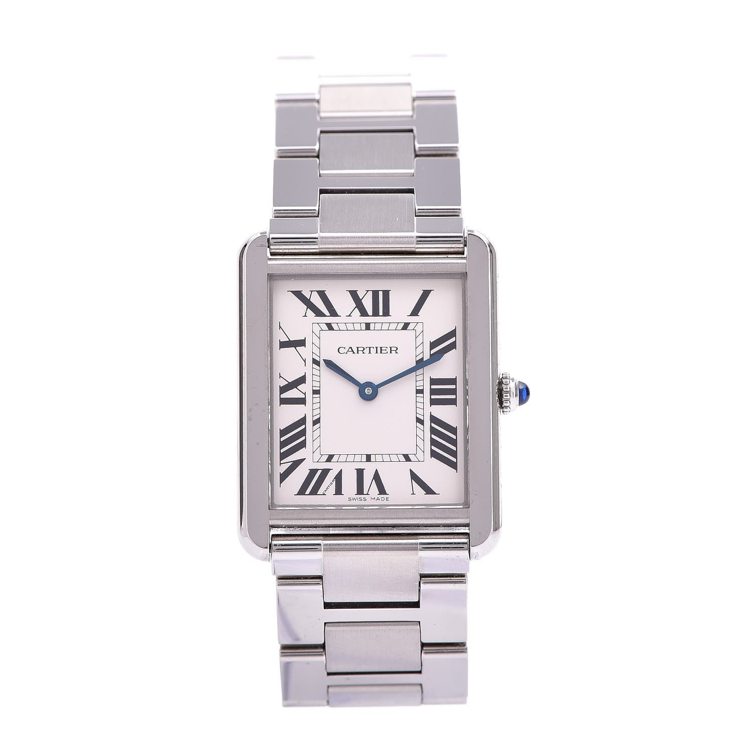 Cartier Stainless Steel 27mm Tank Solo Quartz Watch 1 of 7