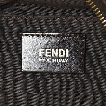 Fendi Crinkled Lambskin Mia Hobo Bronze 5 of 6