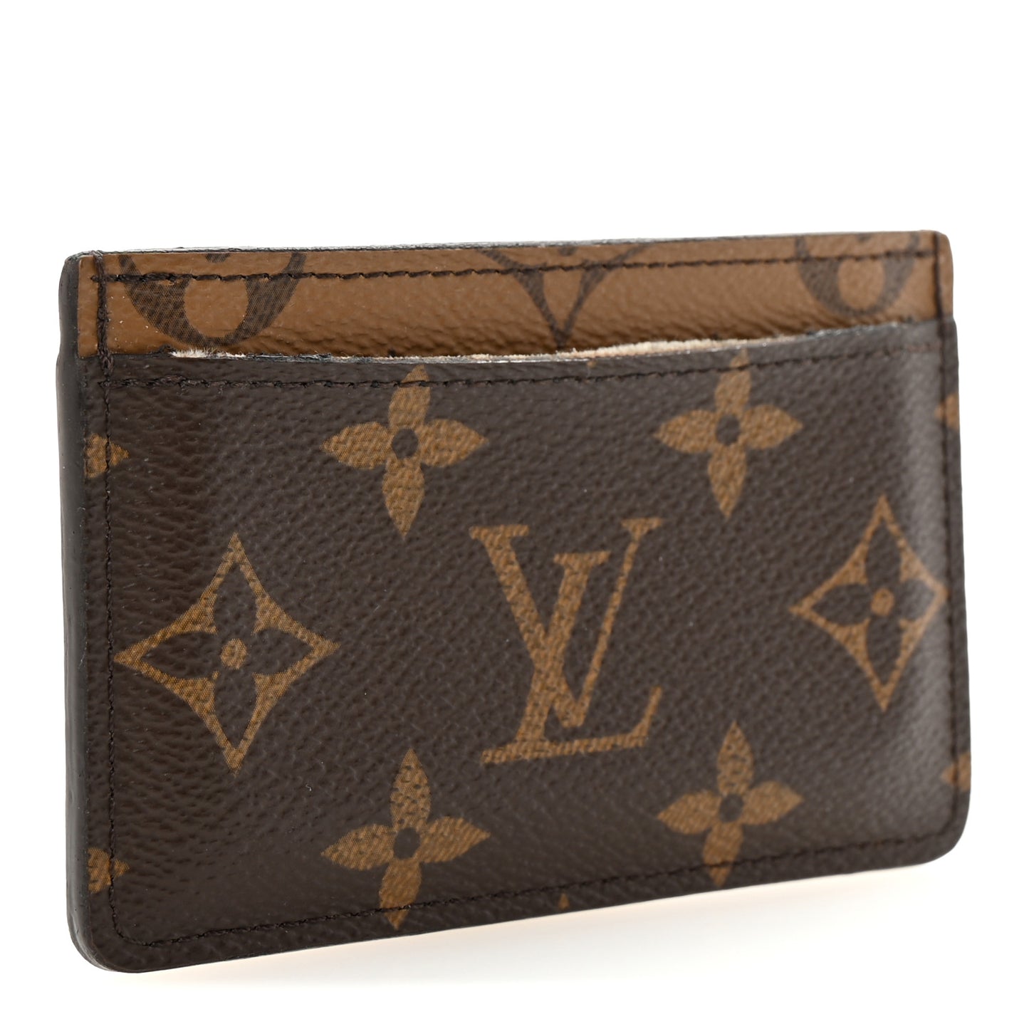 Reverse Monogram Card Holder