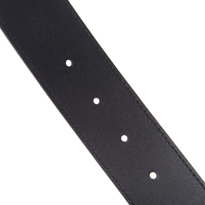 Gucci Textured Calfskin Double G 40mm Belt 110 44 Black 6 of 7