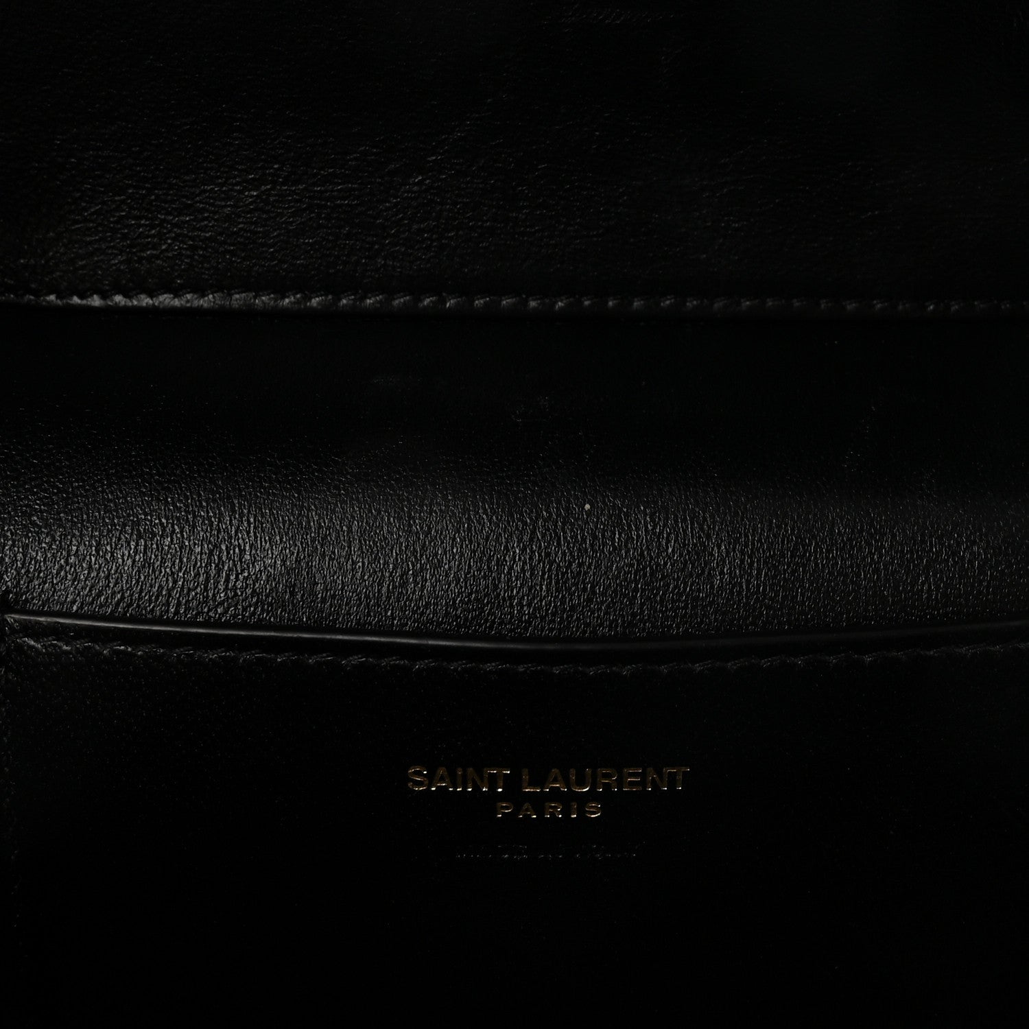 Saint Laurent Lambskin Quilted Mini Gaby Vanity Case Black 6 of 9