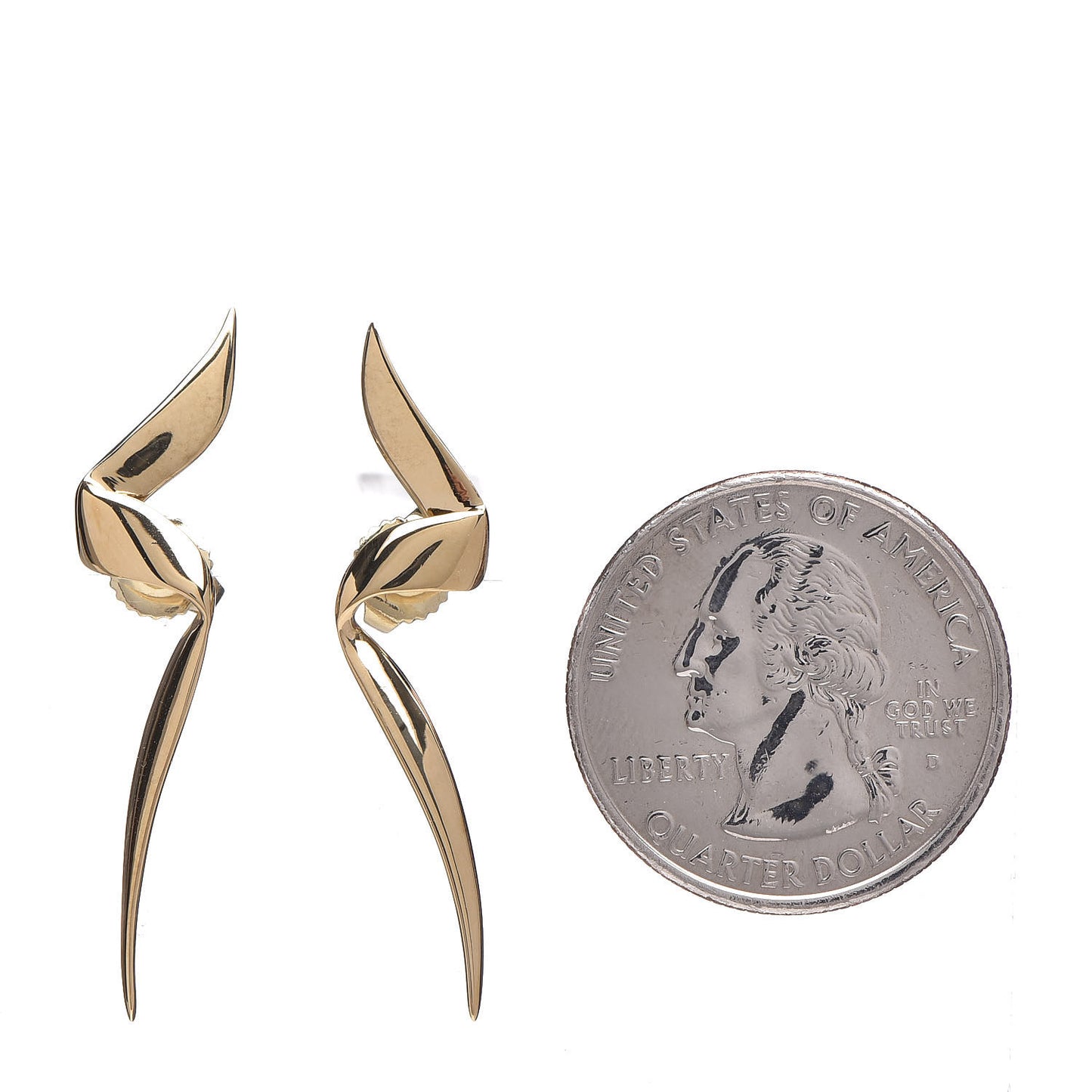 18K Yellow Gold Paloma Picasso Chrysalis Earrings