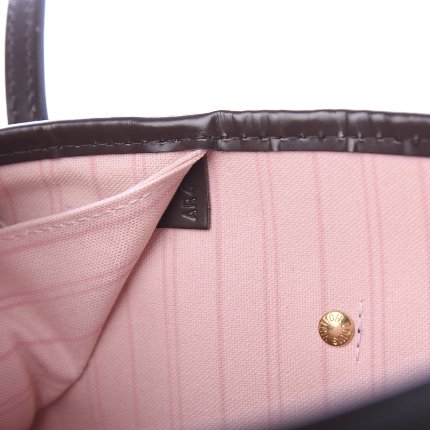 Damier Ebene Neo Neverfull MM Rose Ballerine