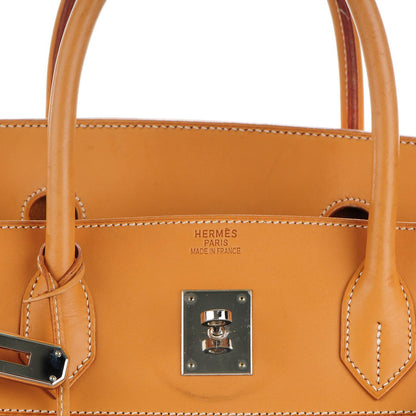 Hermes Natural Barenia Toile Birkin 40 9 of 32