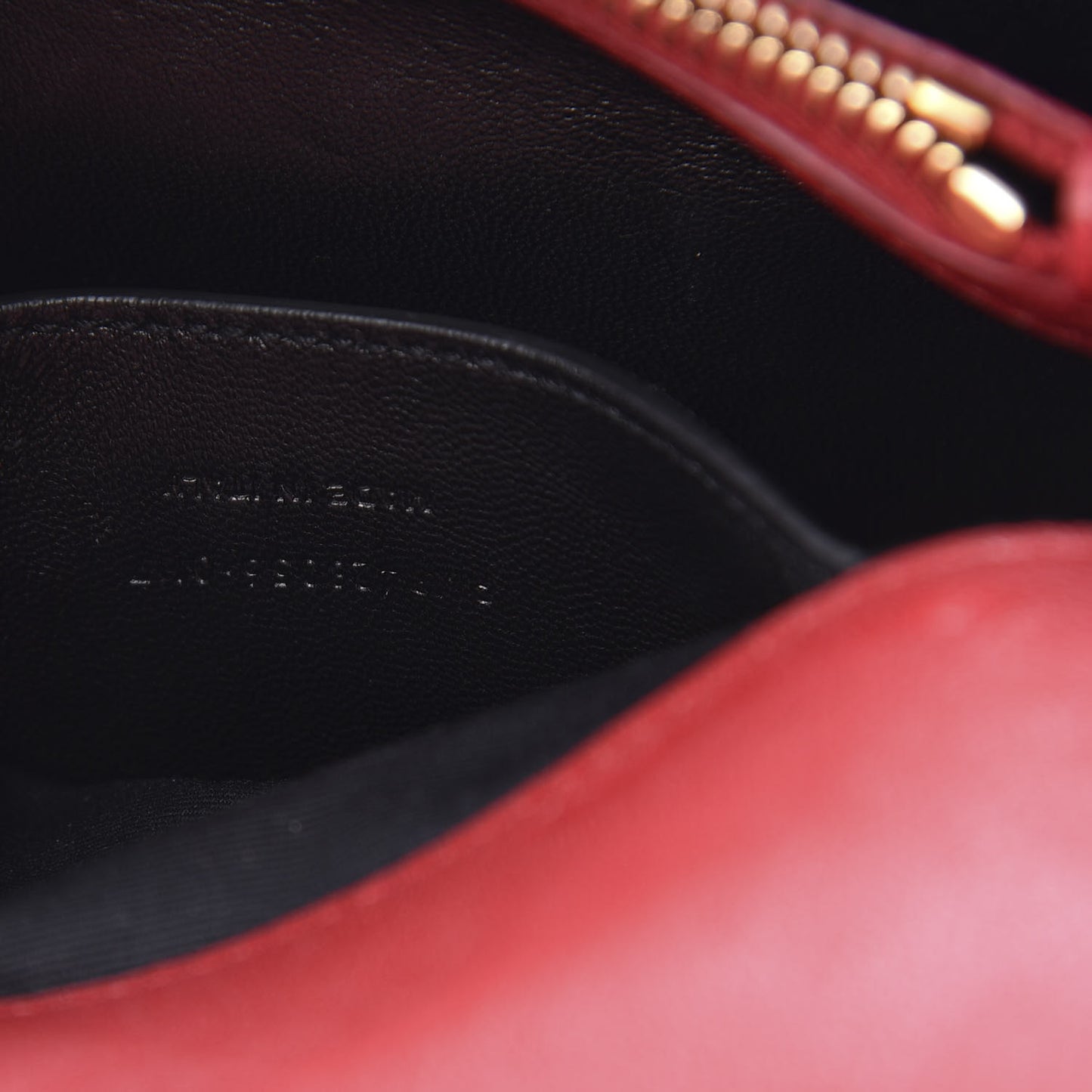 Sheepskin Matelasse Chevron Monogram Medium College Bag Rouge