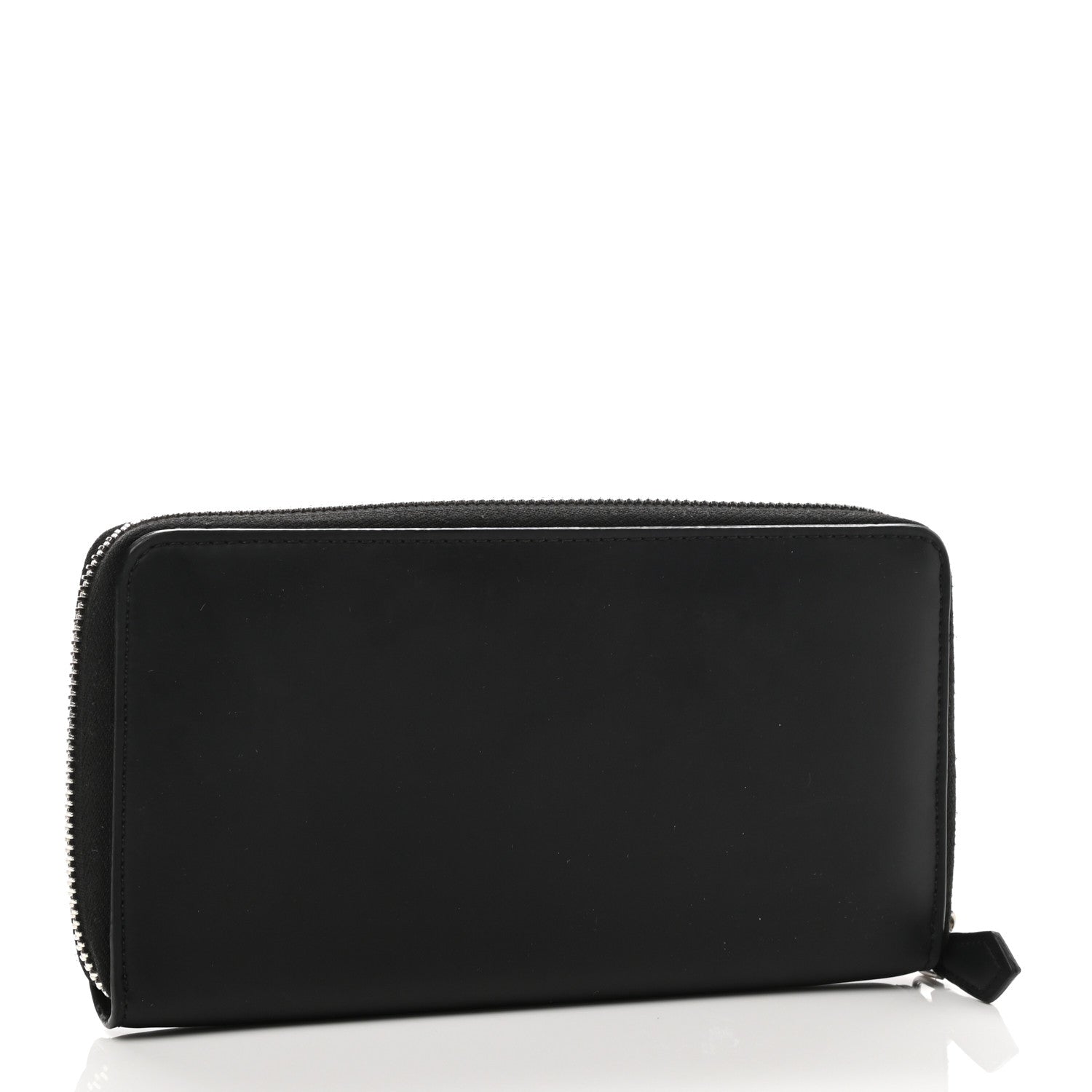 Givenchy Calfskin Logo Star Embossed Zip Around Wallet Black 3 of 8