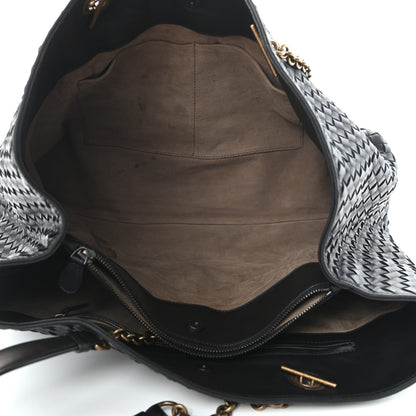 Bottega Veneta Nappa Intrecciato Large Tote Black 5 of 9