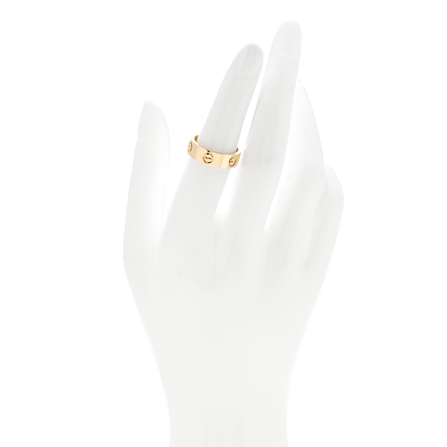 Cartier 18K Yellow Gold 5.5mm LOVE Ring 52 6 2 of 4