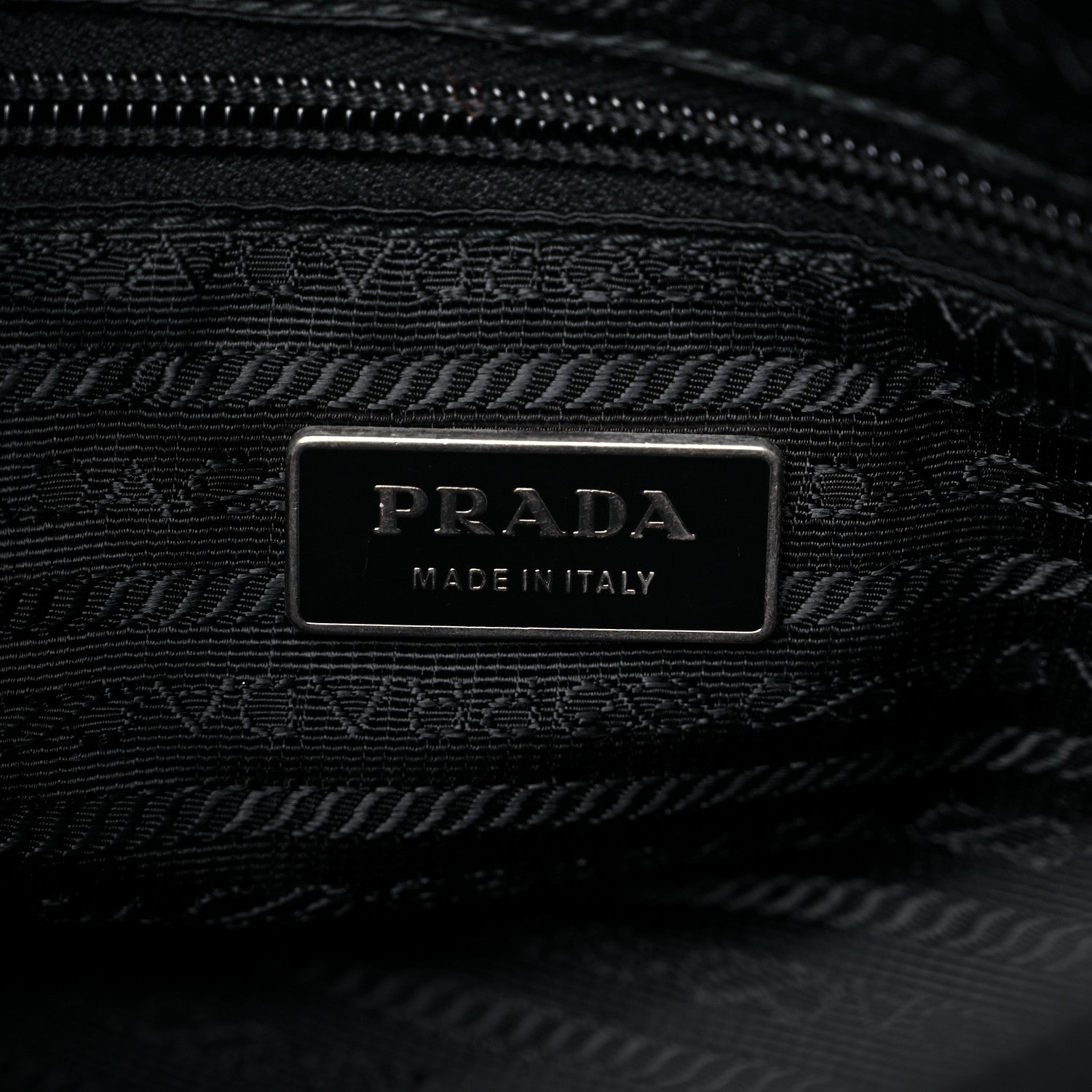 Prada Tessuto Nylon Saffiano Messenger Bag Black 6 of 17