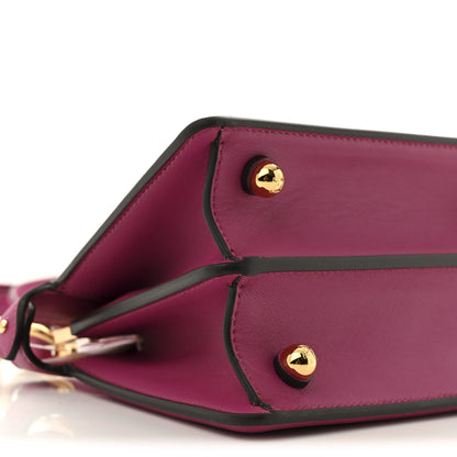 Fendi Shiny Nappa Petite Peekaboo I SEE U Satchel Ciclamino Pilar 9 of 11