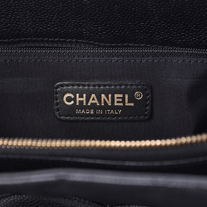 Chanel Caviar Quilted Grand Shopping Tote GST Black 6 of 15