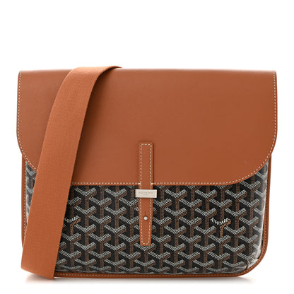Goyard Goyardine Coursier Messenger Bag Black Gold 1 of 9