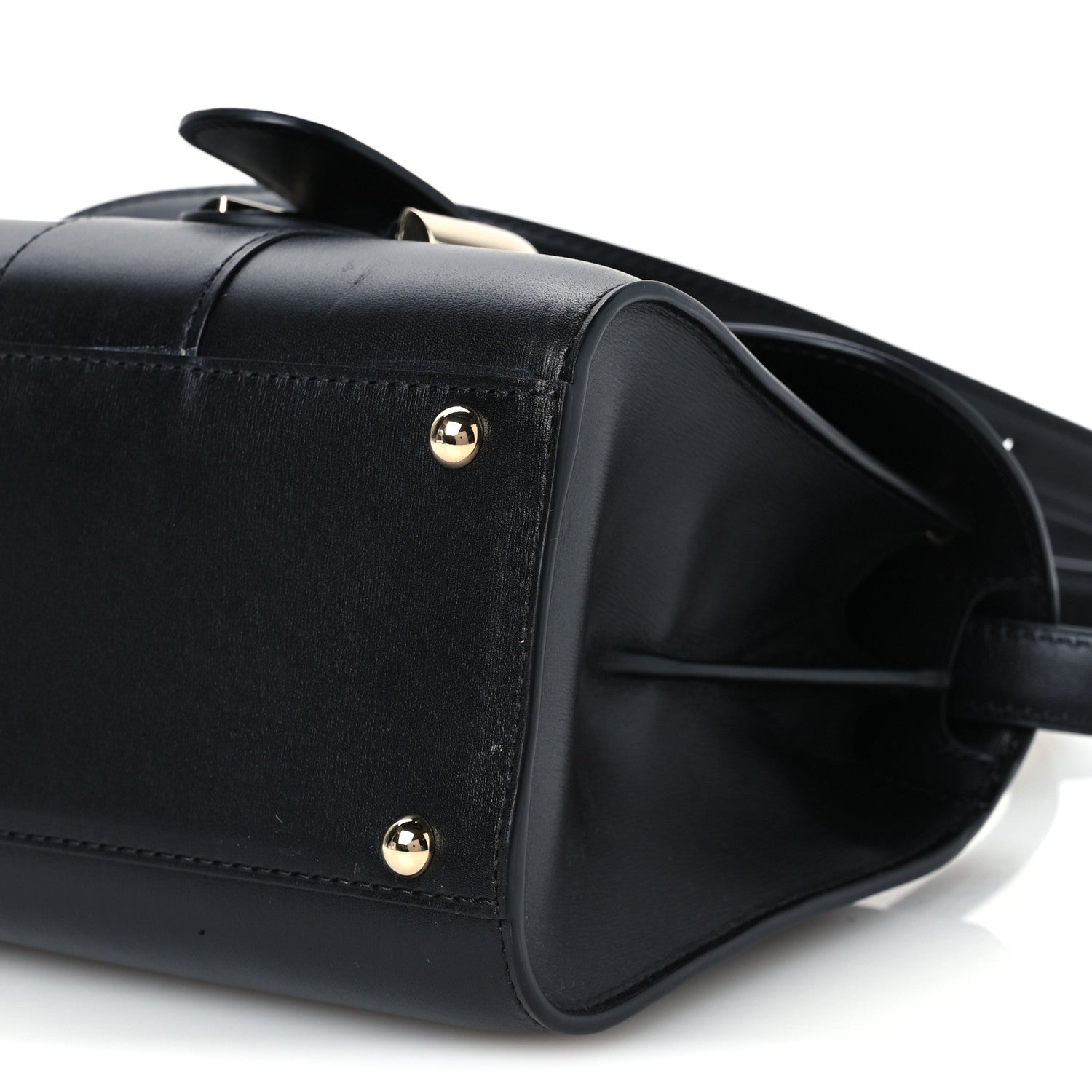 Delvaux Box Calfskin Mini Brillant Satchel Black 10 of 10