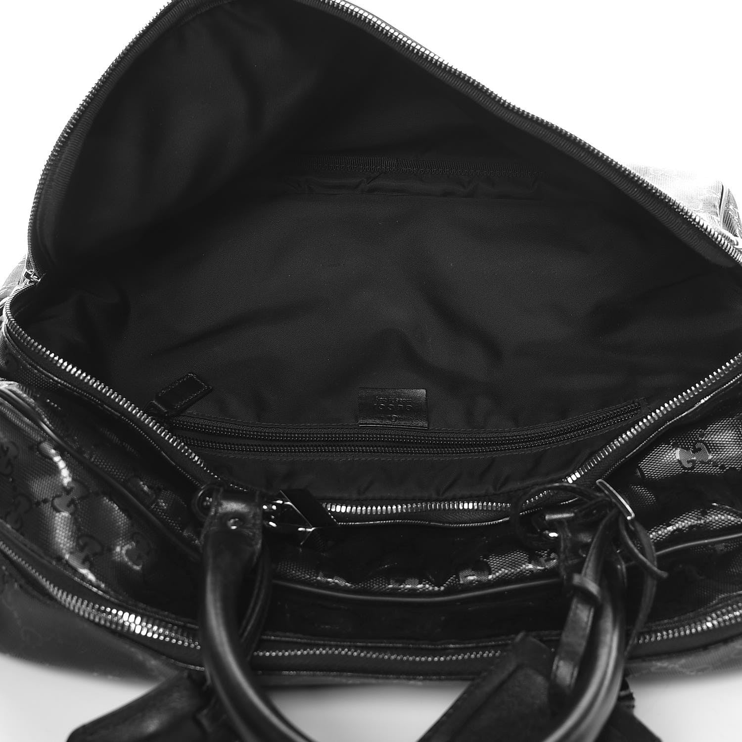 Gucci Imprime Monogram Medium Travel Bag Black 5 of 25