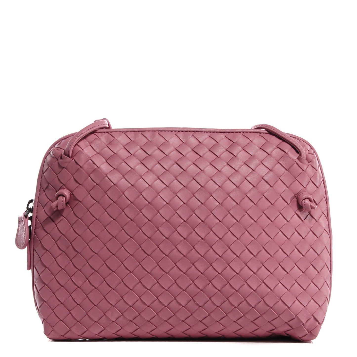 Nappa Intrecciato Pillow Crossbody Messenger Mallow