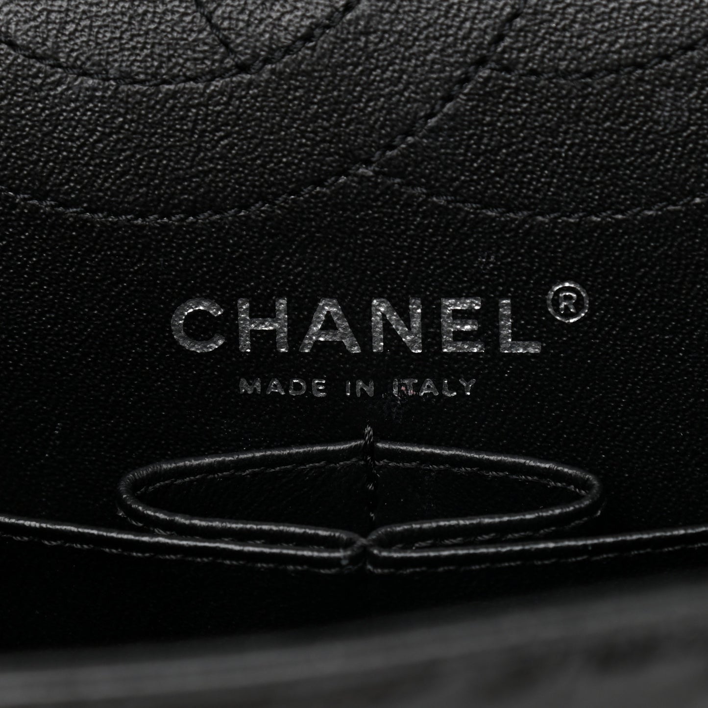 Glazed Calfskin Quilted 2.55 Reissue 226 Flap So Black