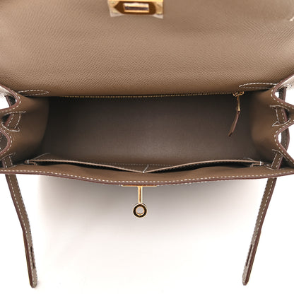 Hermes Epsom Kelly Sellier 28 Etoupe 4 of 9