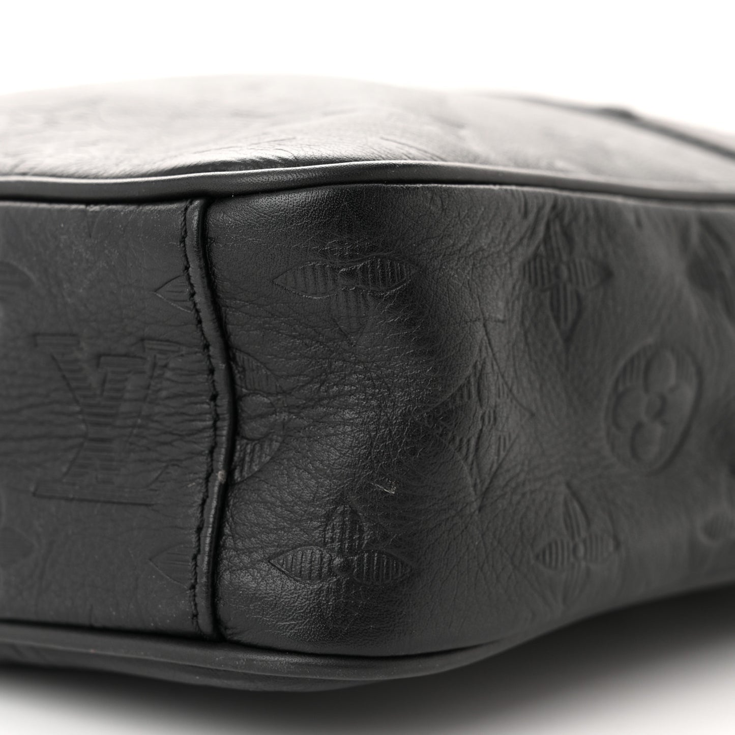 Calfskin Monogram Shadow Danube PM Black