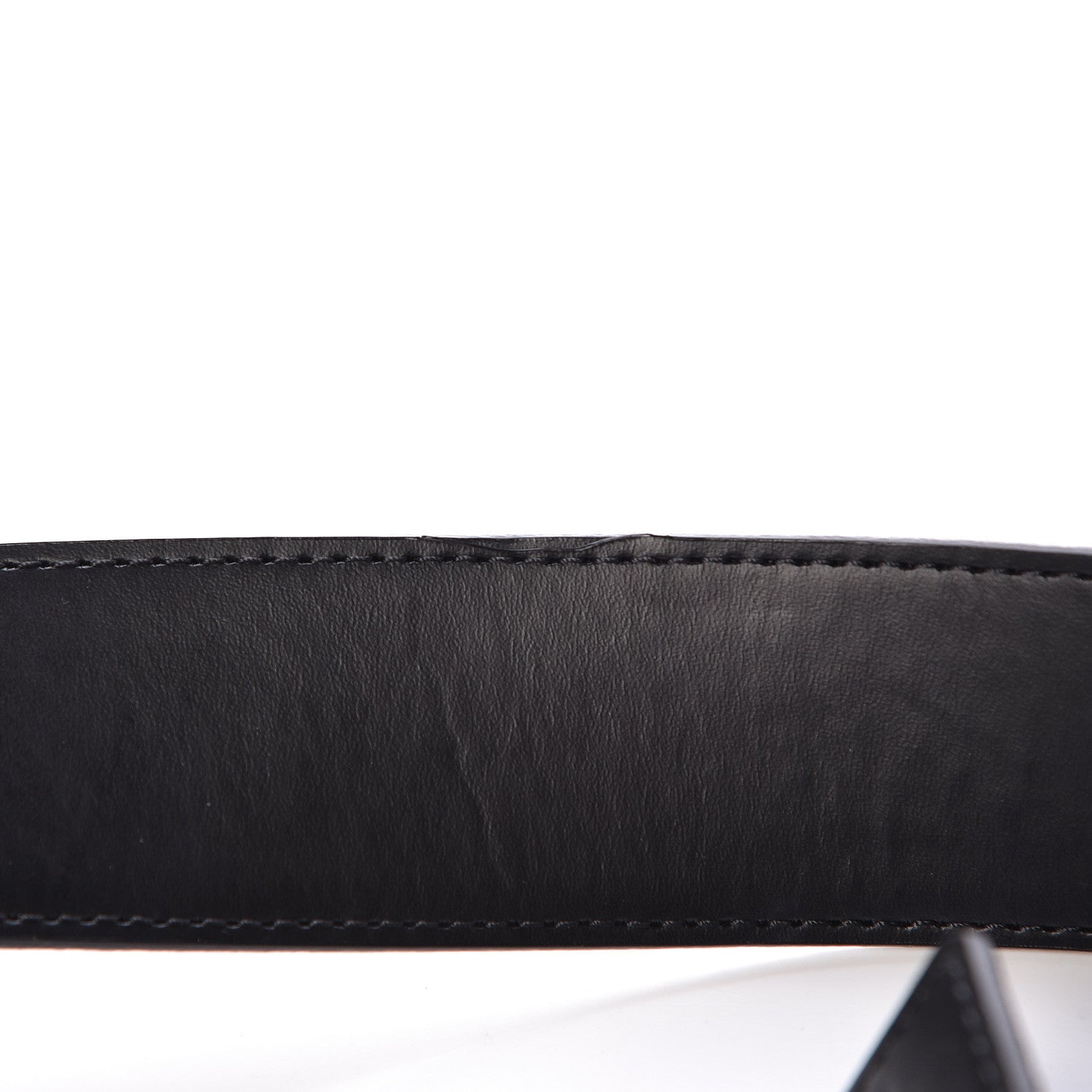 Louis Vuitton Calfskin Monogram 40mm LV Initiales Reversible Belt 85 34 Black 9 of 10