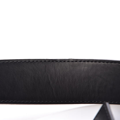 Louis Vuitton Calfskin Monogram 40mm LV Initiales Reversible Belt 85 34 Black 9 of 10