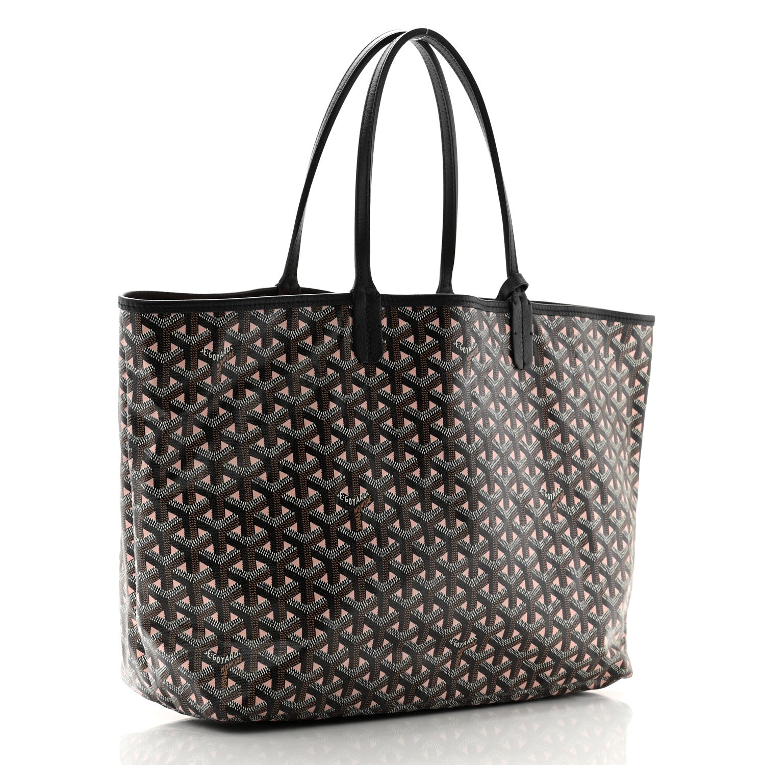 Goyard Goyardine Saint Louis Claire Voie PM Black Pink 4 of 12