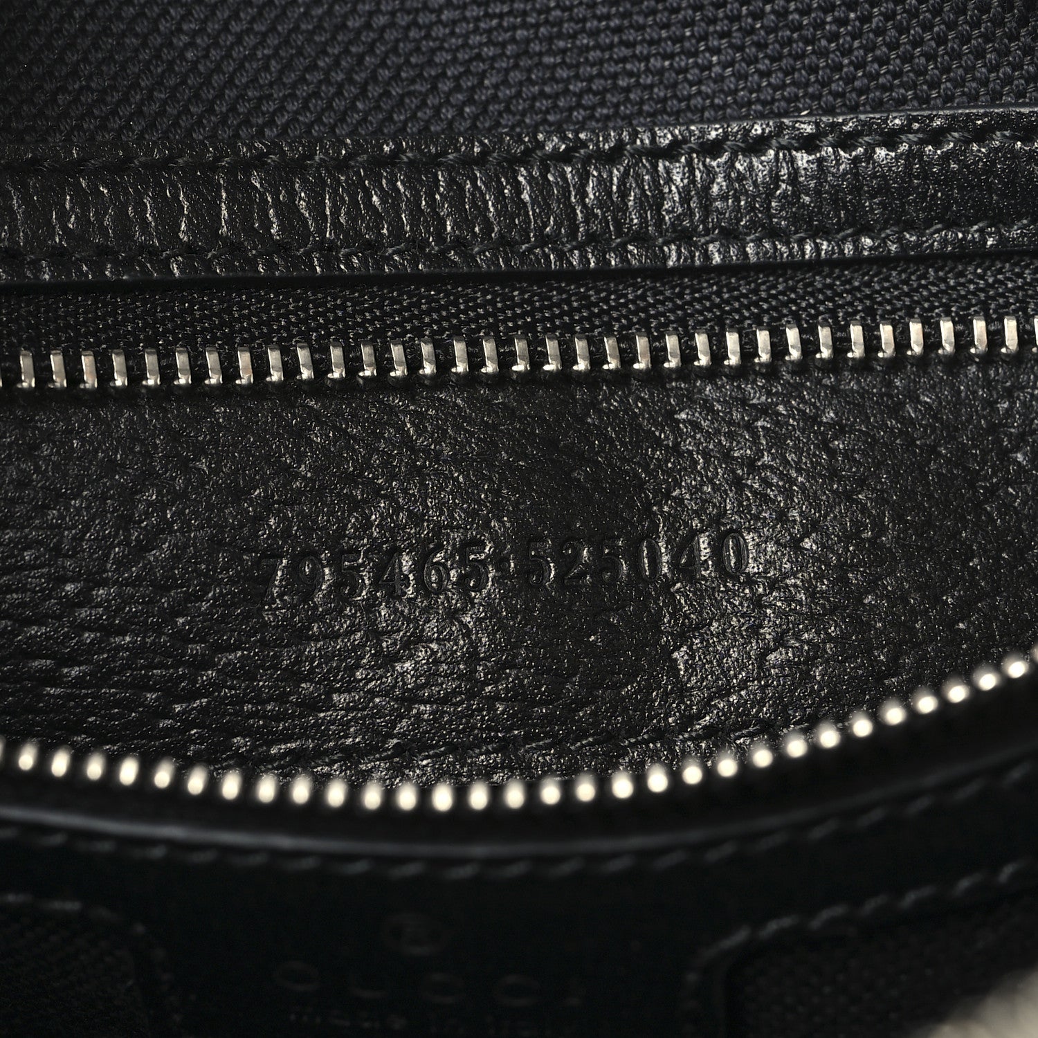 Gucci GG Supreme Monogram Textured Dollar Calfskin Small Crossbody Bag Black 7 of 11