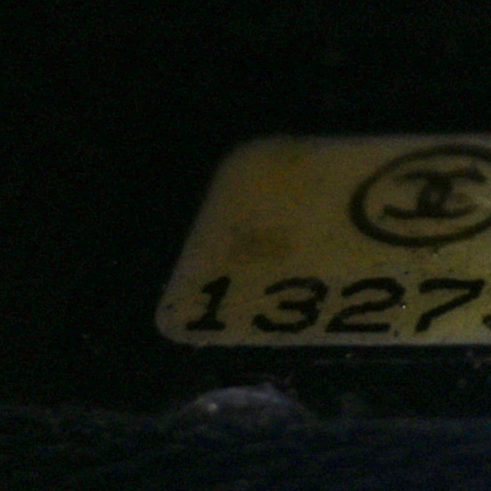 Lambskin Quilted Wallet On Chain WOC Navy Blue