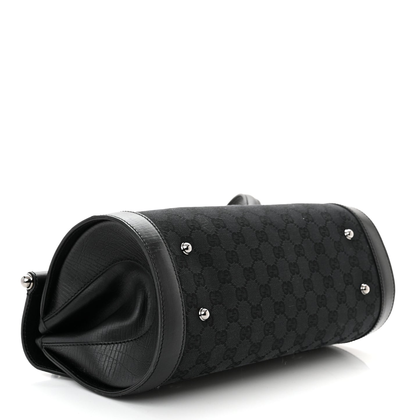 Monogram Bamboo Bullet Bag Black