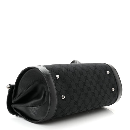 Gucci Monogram Bamboo Bullet Bag Black 4 of 10