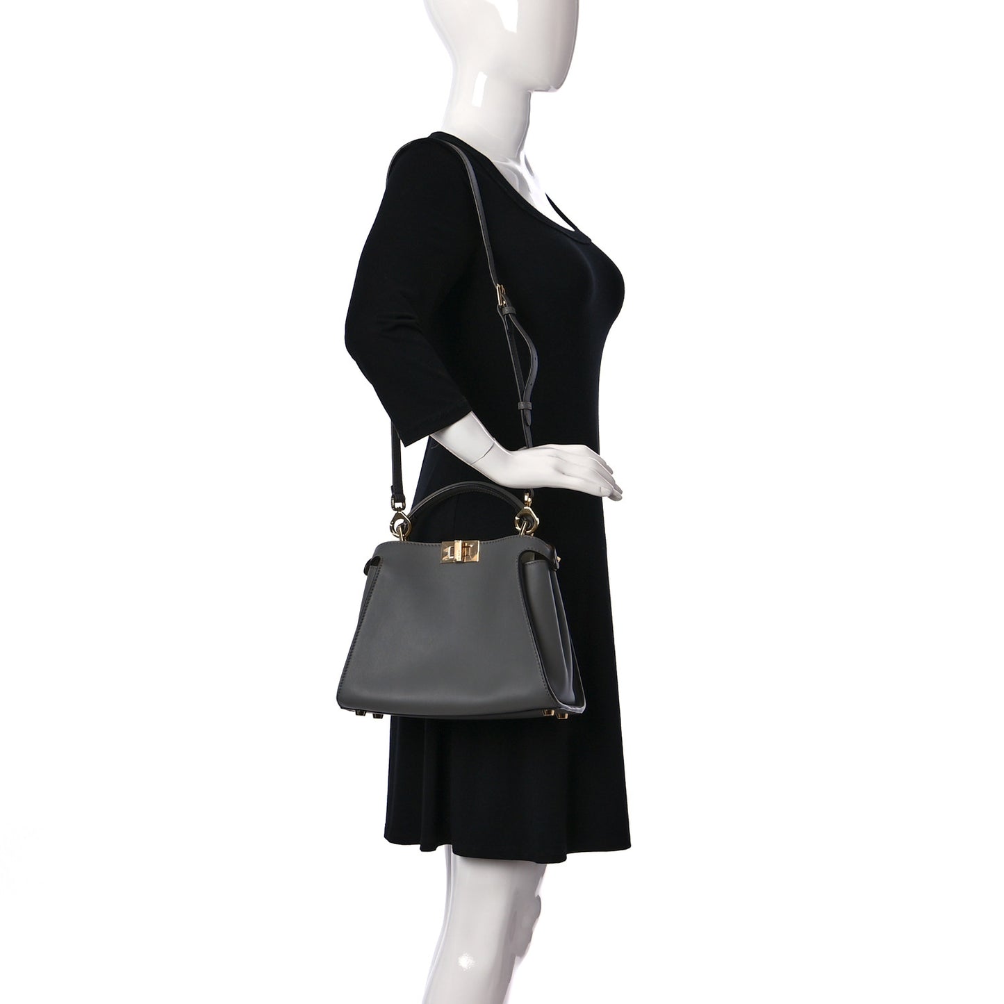 Vitello Medium Peekaboo Iconic Essentially Satchel Moon Miel