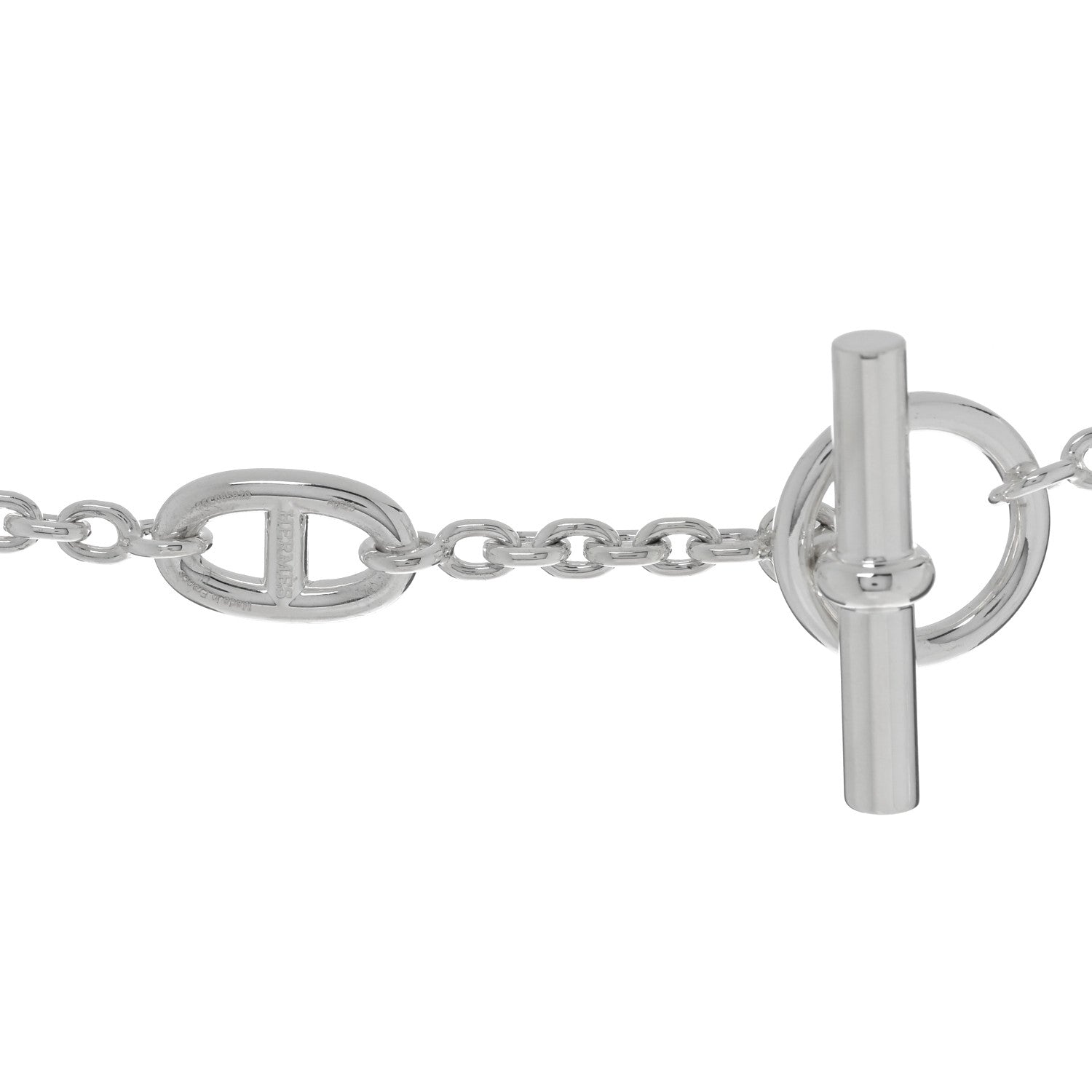 Hermes Sterling Silver Farandole Necklace 160 4 of 5